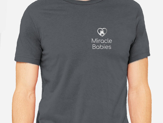 Miracle Babies Pocket Tee White