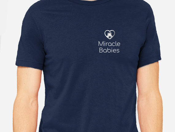 Miracle Babies Pocket Tee White