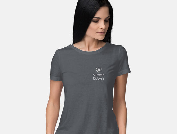 Miracle Babies Pocket Tee White