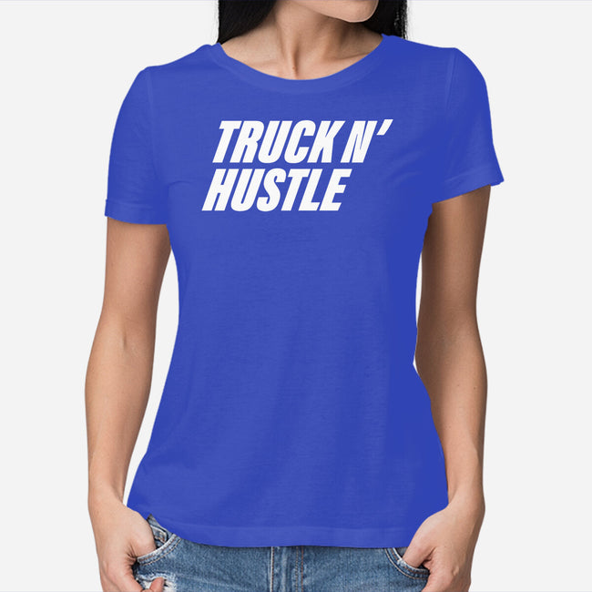 TNH White-Womens-Basic-Tee-truck-n-hustle
