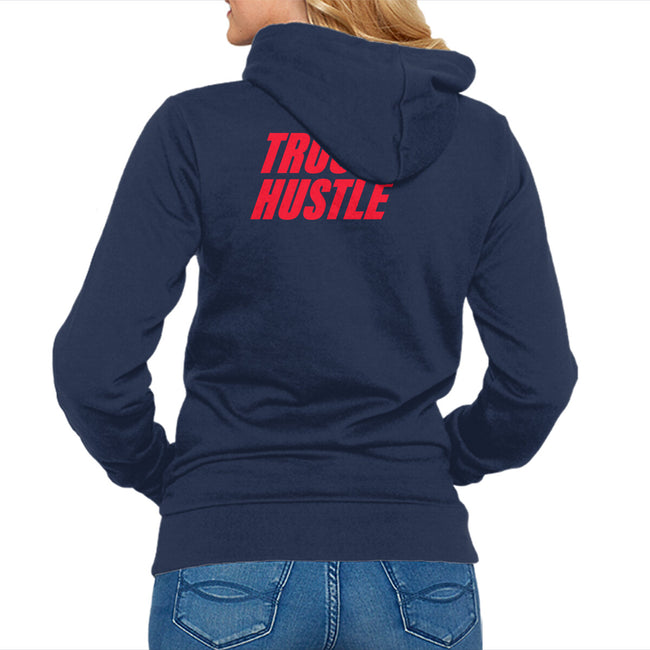 TNH Red-Unisex-Zip-Up-Sweatshirt-truck-n-hustle