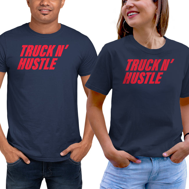 TNH Red-Unisex-Basic-Tee-truck-n-hustle