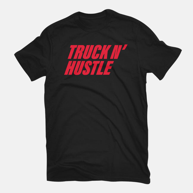 TNH Red-Womens-Fitted-Tee-truck-n-hustle