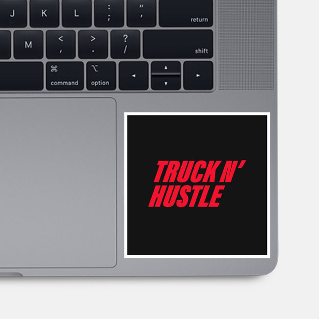 TNH Red-None-Glossy-Sticker-truck-n-hustle