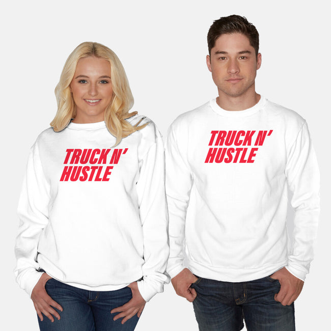 TNH Red-Unisex-Crew Neck-Sweatshirt-truck-n-hustle