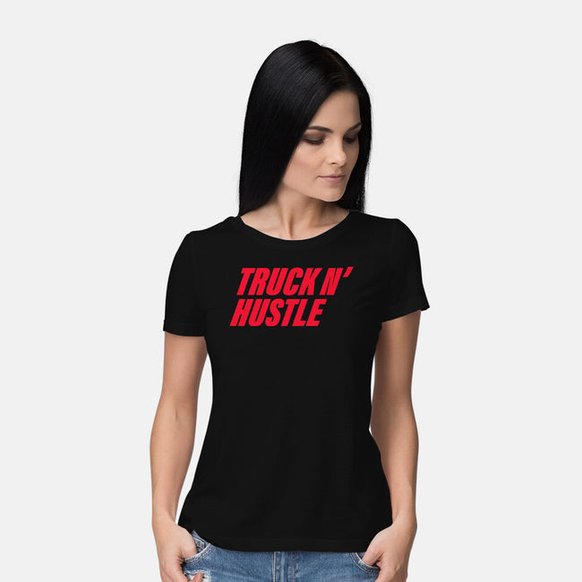 TNH Red-Womens-Basic-Tee-truck-n-hustle