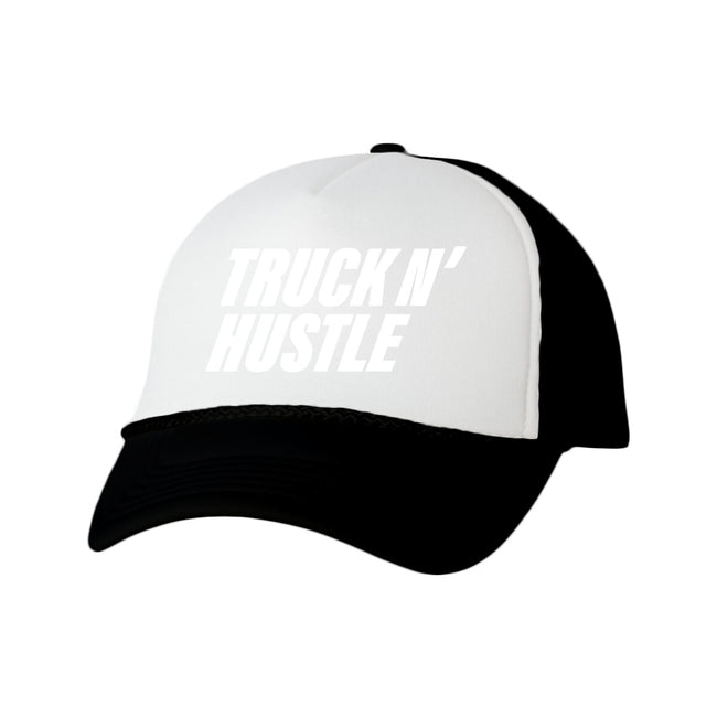 TNH White-Unisex-Trucker-Hat-truck-n-hustle