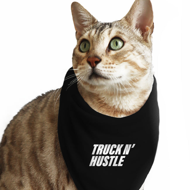 TNH White-Cat-Bandana-Pet Collar-truck-n-hustle