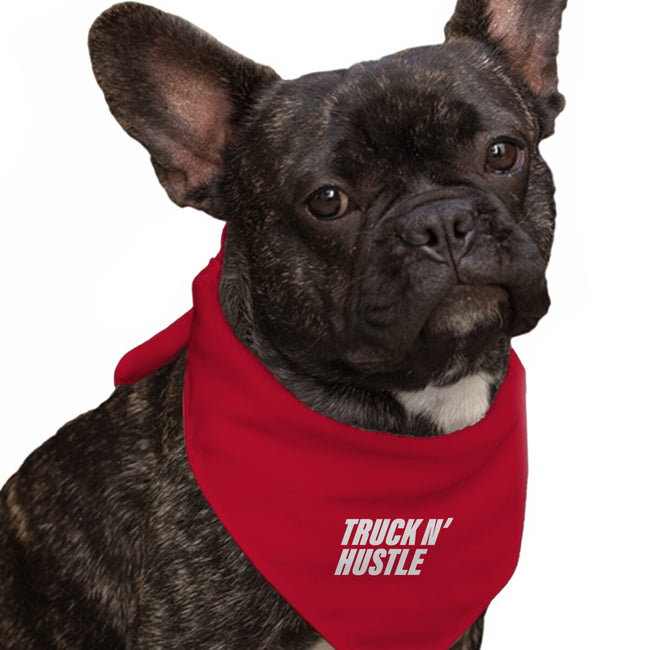 TNH White-Dog-Bandana-Pet Collar-truck-n-hustle