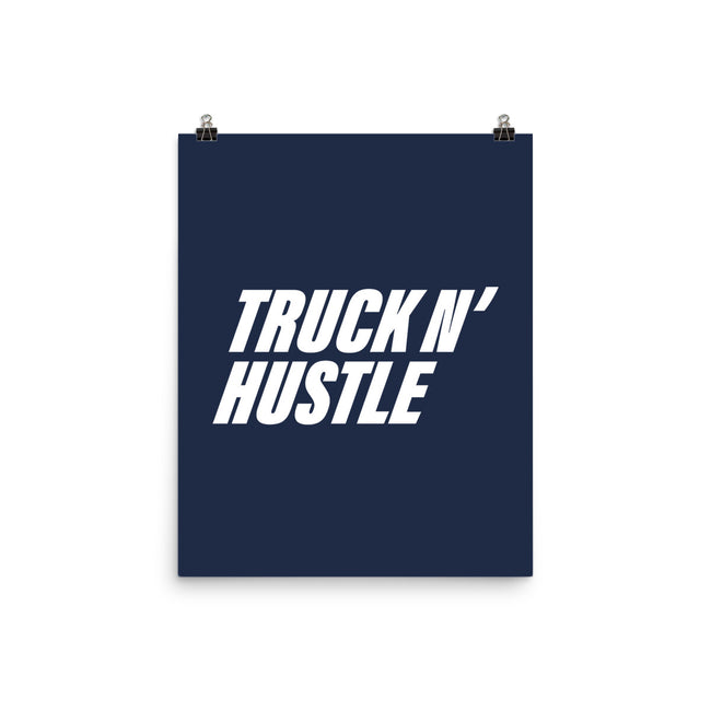 TNH White-None-Matte-Poster-truck-n-hustle