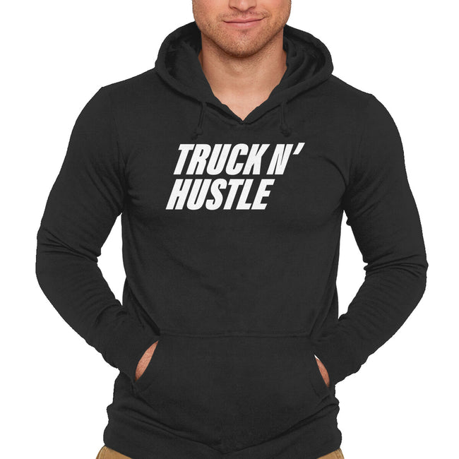 TNH White-Unisex-Pullover-Sweatshirt-truck-n-hustle