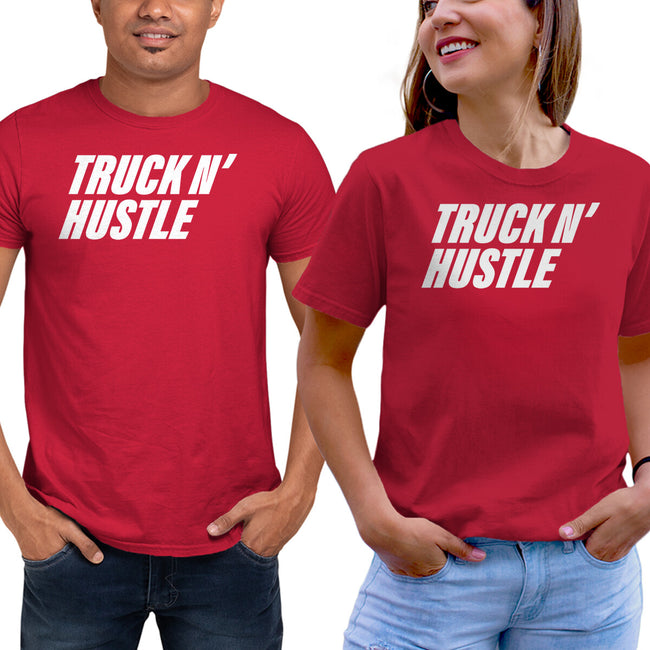 TNH White-Unisex-Basic-Tee-truck-n-hustle
