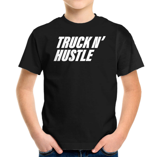 TNH White-Youth-Basic-Tee-truck-n-hustle