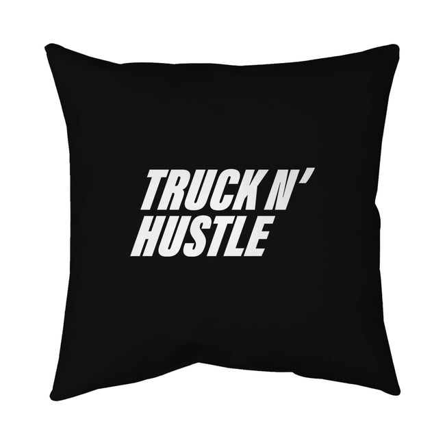 TNH White-None-Removable Cover w Insert-Throw Pillow-truck-n-hustle