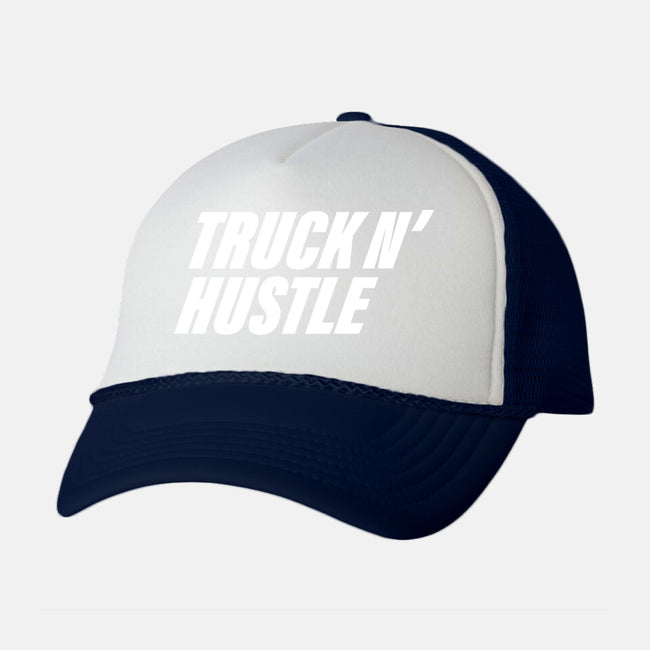 TNH White-Unisex-Trucker-Hat-truck-n-hustle