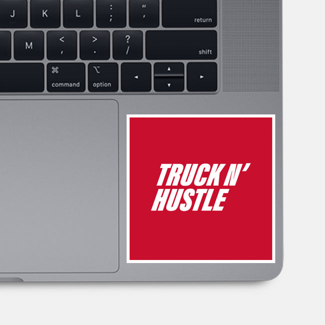TNH White-None-Glossy-Sticker-truck-n-hustle