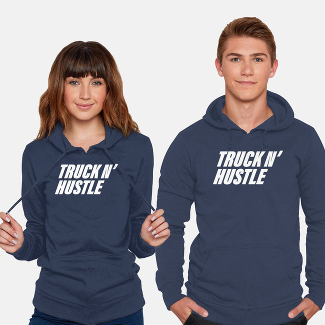 TNH White-Unisex-Pullover-Sweatshirt-truck-n-hustle