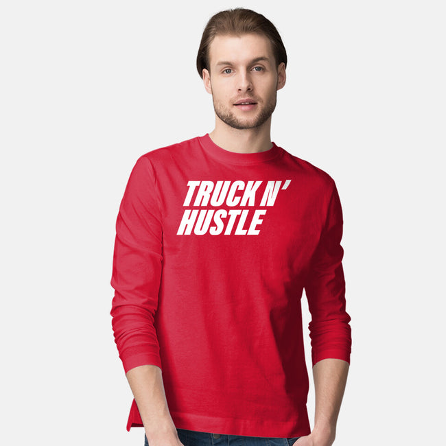 TNH White-Mens-Long Sleeved-Tee-truck-n-hustle
