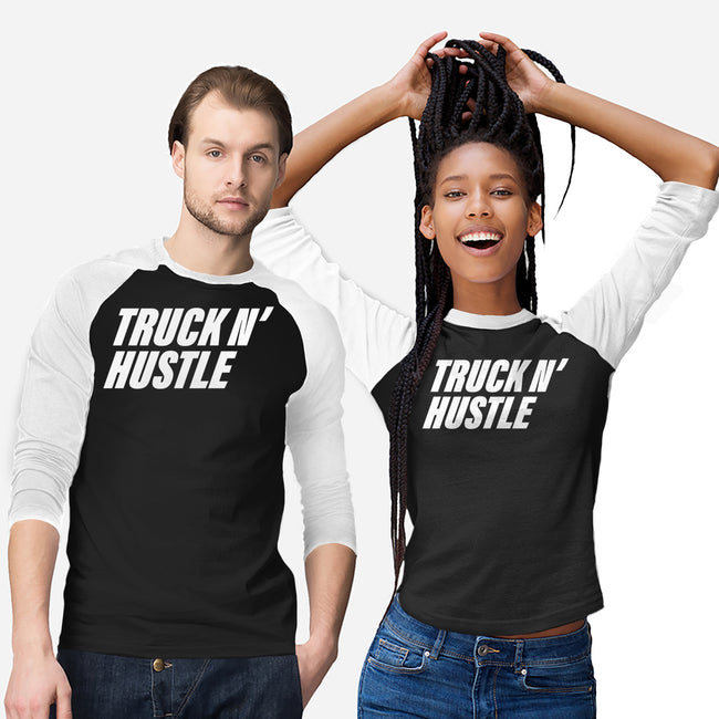 TNH White-Unisex-Baseball-Tee-truck-n-hustle