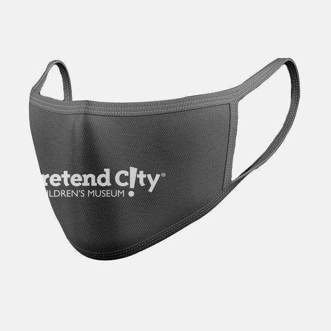 Pretend City White-unisex basic face mask-Pretend City