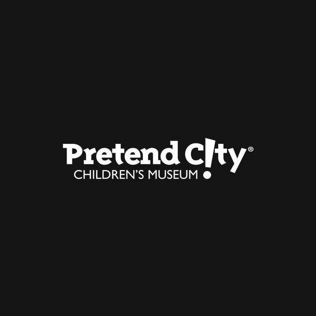 Pretend City White-none stretched canvas-Pretend City