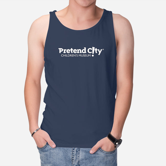 Pretend City White-unisex basic tank-Pretend City