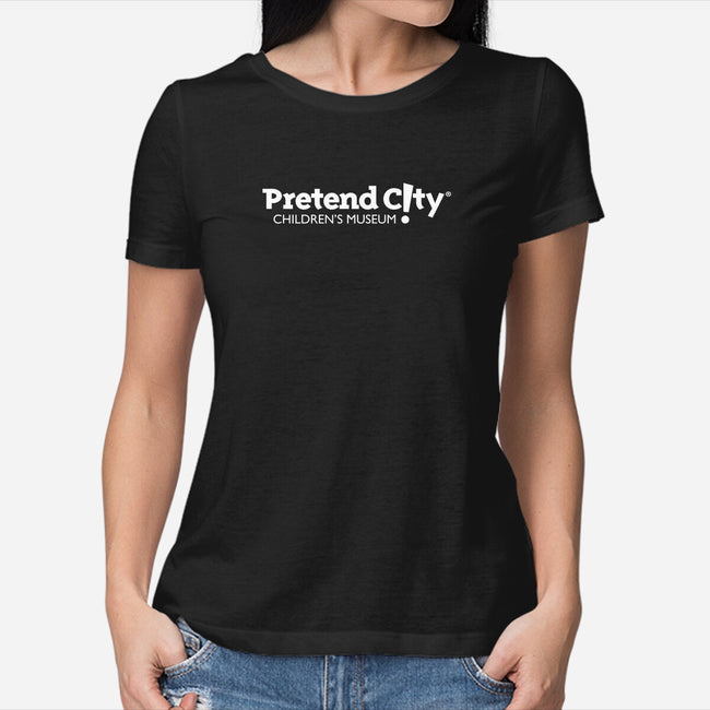 Pretend City White-womens basic tee-Pretend City