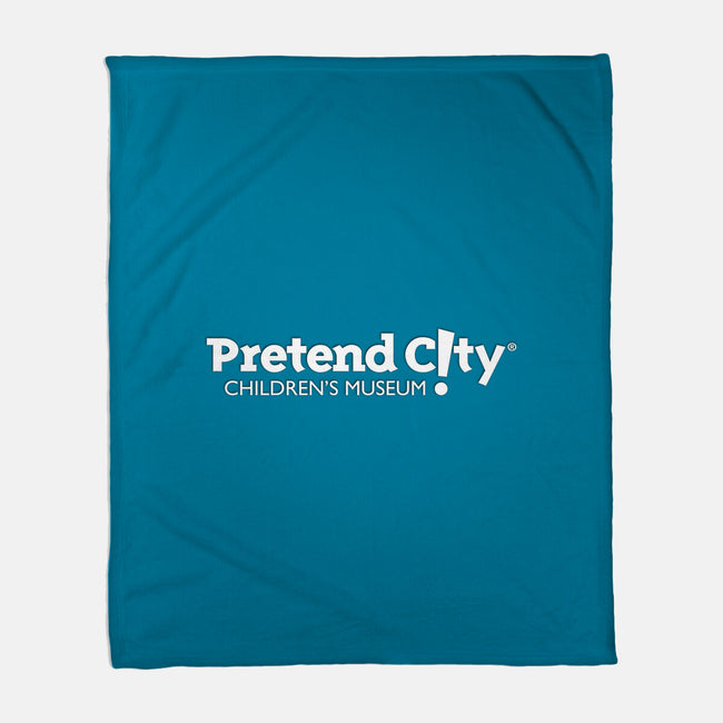 Pretend City White-none fleece blanket-Pretend City
