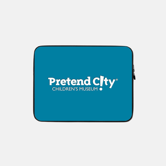 Pretend City White-none zippered laptop sleeve-Pretend City