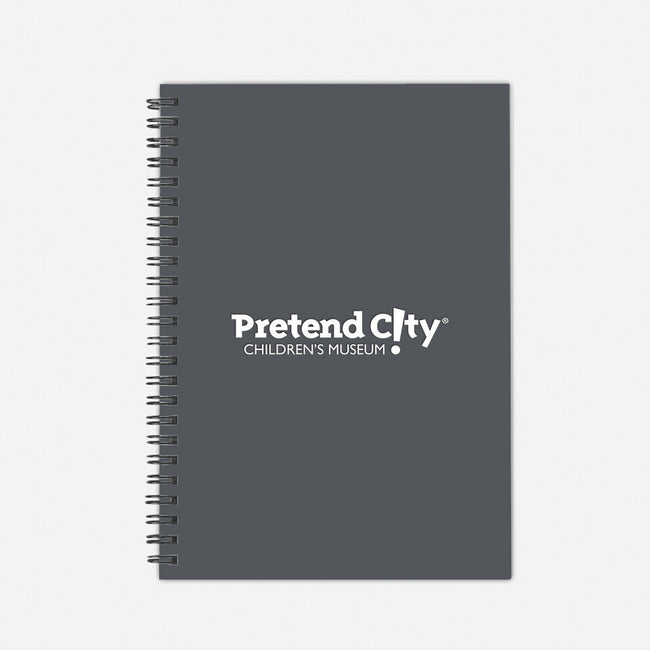Pretend City White-none dot grid notebook-Pretend City