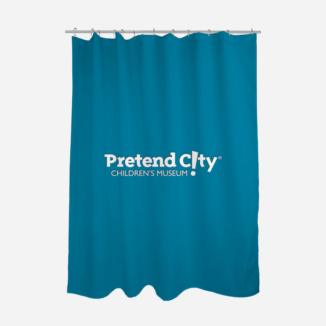 Pretend City White-none polyester shower curtain-Pretend City