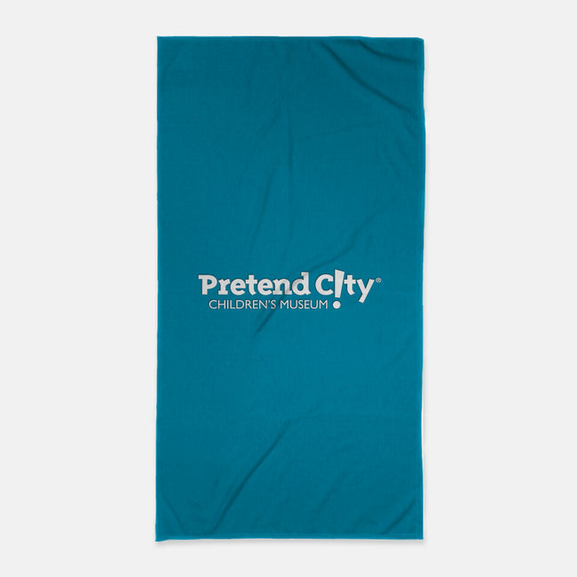 Pretend City White-none beach towel-Pretend City