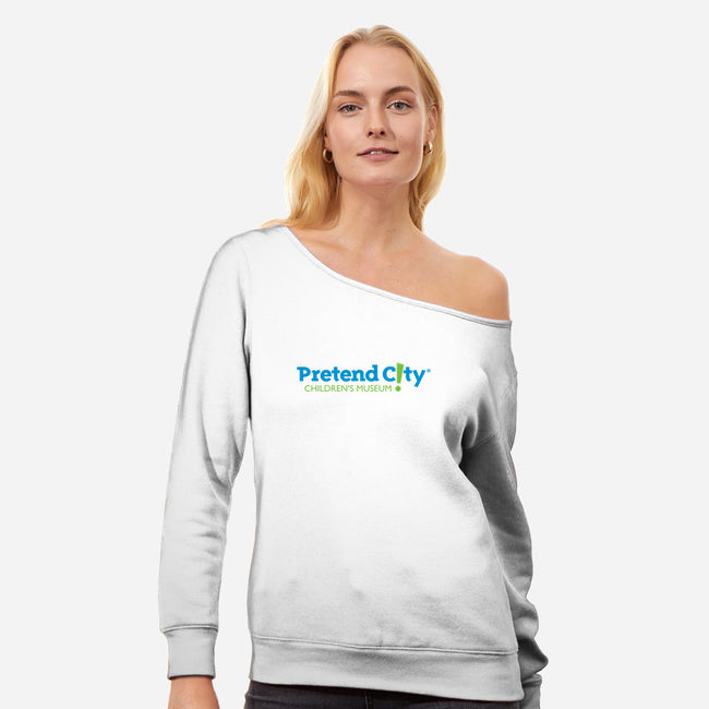 Pretend City-womens off shoulder sweatshirt-Pretend City