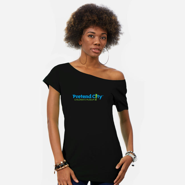 Pretend City-womens off shoulder tee-Pretend City