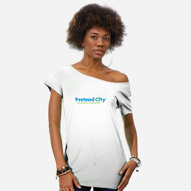 Pretend City-womens off shoulder tee-Pretend City
