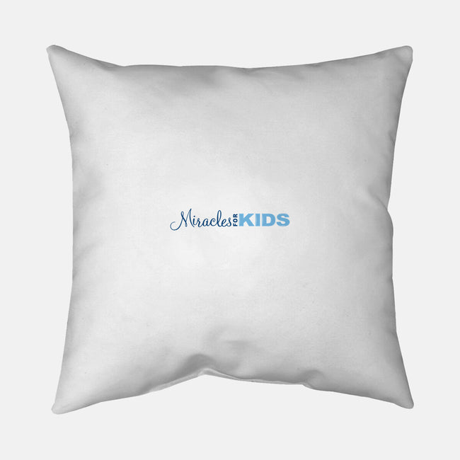 Miracles For Kids-none non-removable cover w insert throw pillow-Miracles For Kids