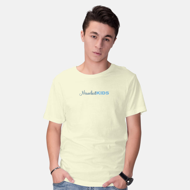 Miracles For Kids-mens basic tee-Miracles For Kids