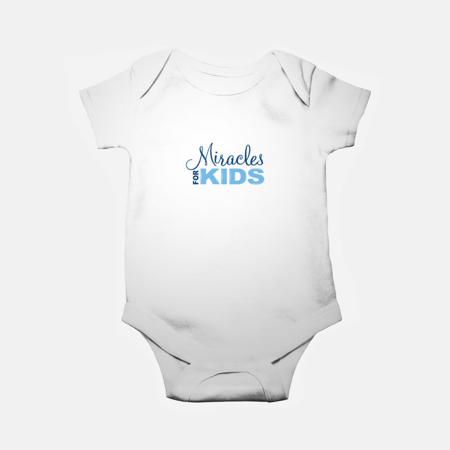 Miracles For Kids Stacked-baby basic onesie-Miracles For Kids