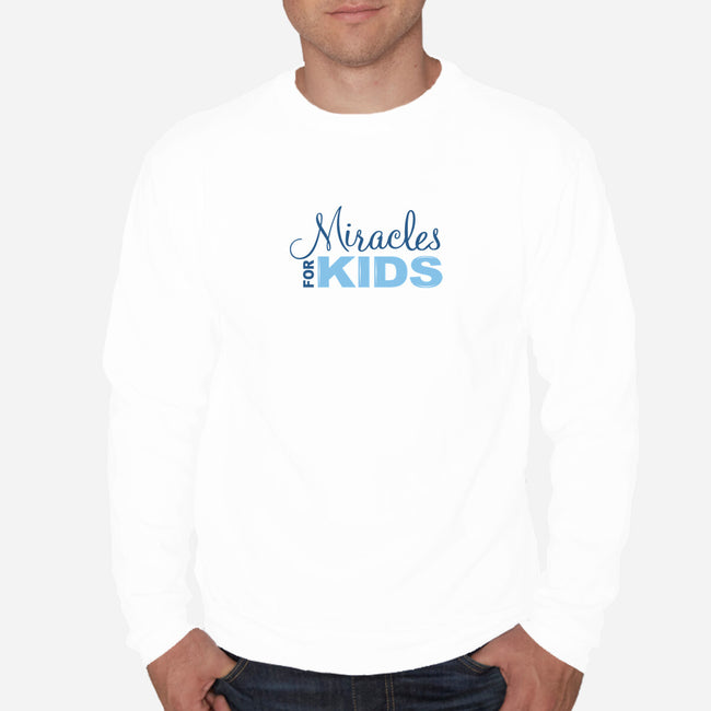 Miracles For Kids Stacked-unisex crew neck sweatshirt-Miracles For Kids