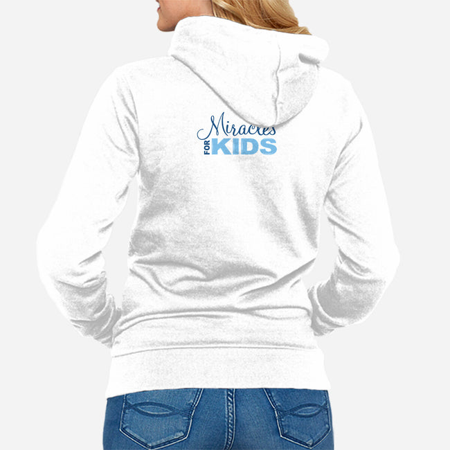 Miracles For Kids Stacked-unisex zip-up sweatshirt-Miracles For Kids