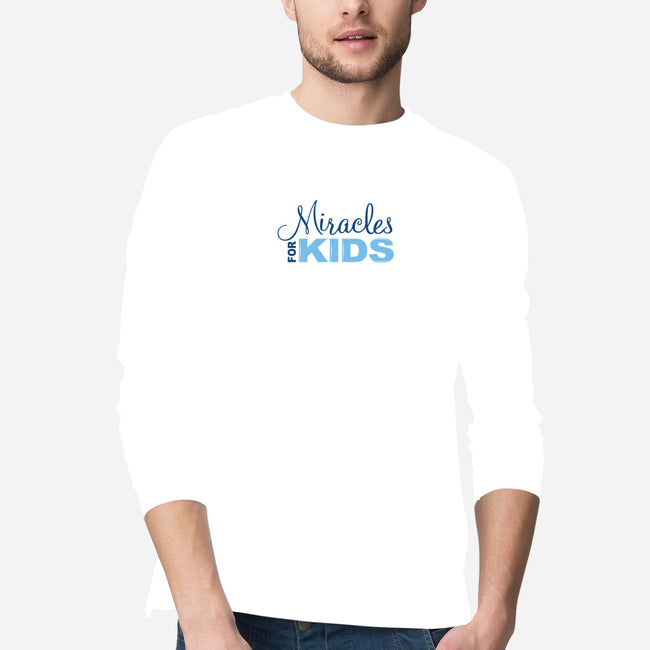 Miracles For Kids Stacked-mens long sleeved tee-Miracles For Kids