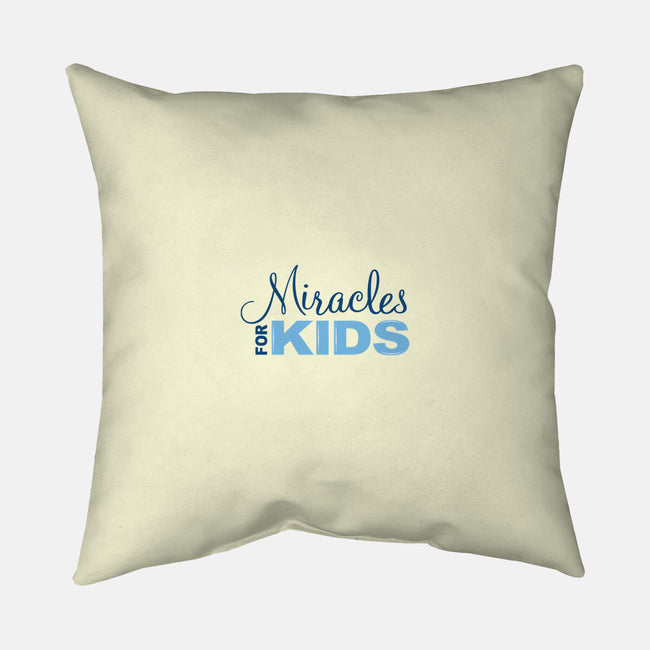 Miracles For Kids Stacked-none removable cover throw pillow-Miracles For Kids