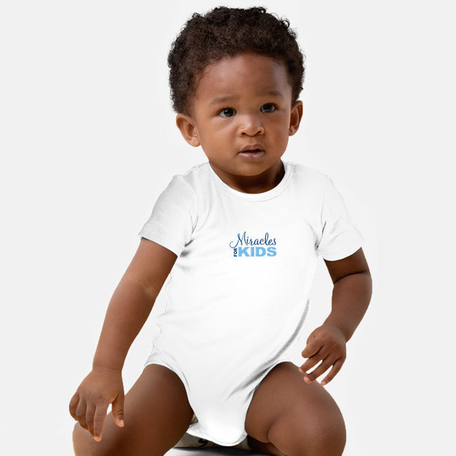 Miracles For Kids Stacked-baby basic onesie-Miracles For Kids