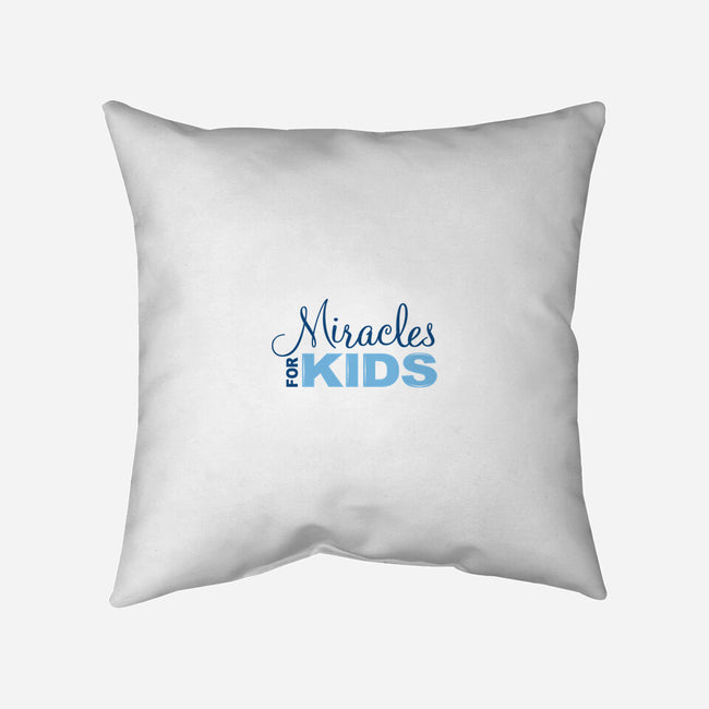 Miracles For Kids Stacked-none removable cover throw pillow-Miracles For Kids