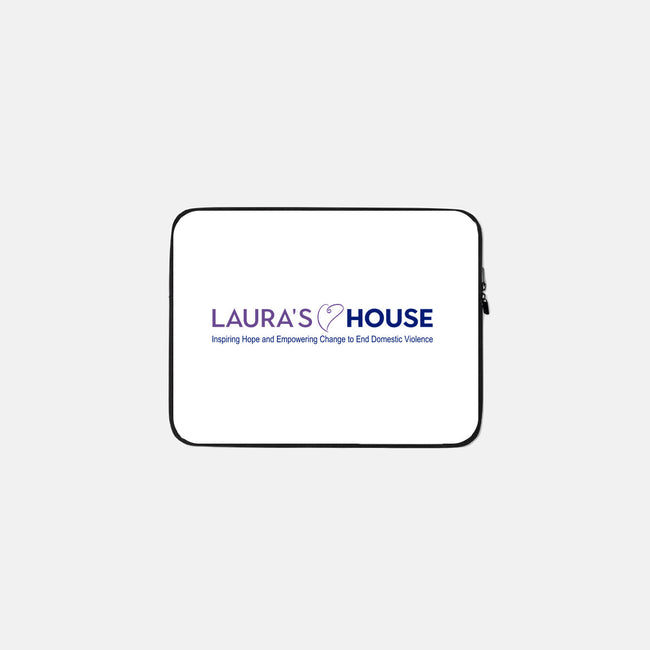 Laura's House-none zippered laptop sleeve-Laura's House