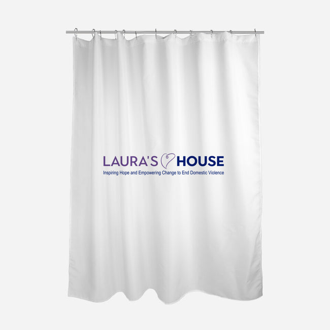 Laura's House-none polyester shower curtain-Laura's House