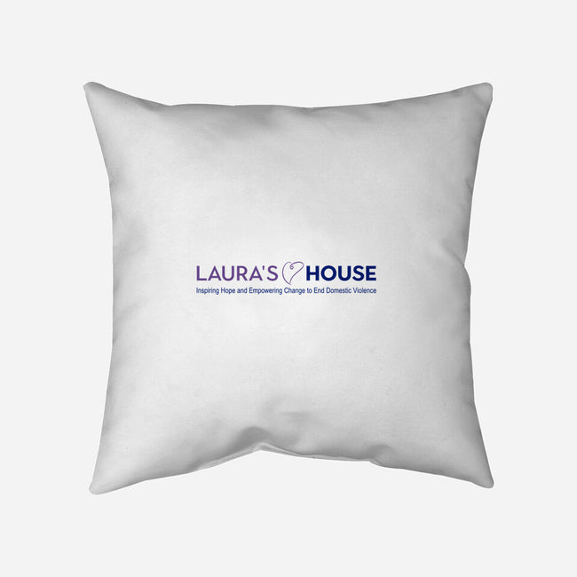 Laura's House-none non-removable cover w insert throw pillow-Laura's House