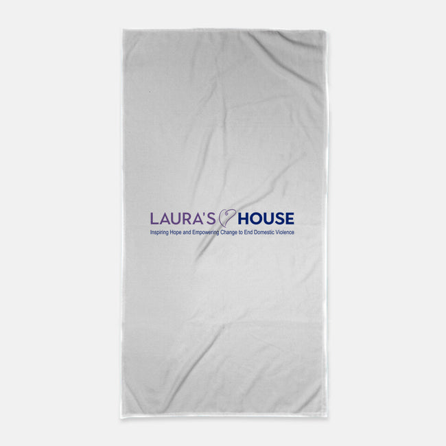 Laura's House-none beach towel-Laura's House