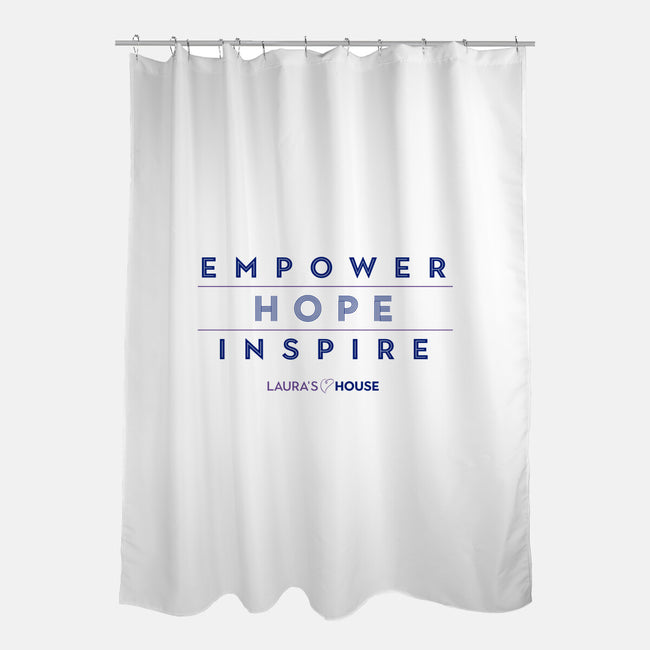 Inspiring Hope-none polyester shower curtain-Laura's House