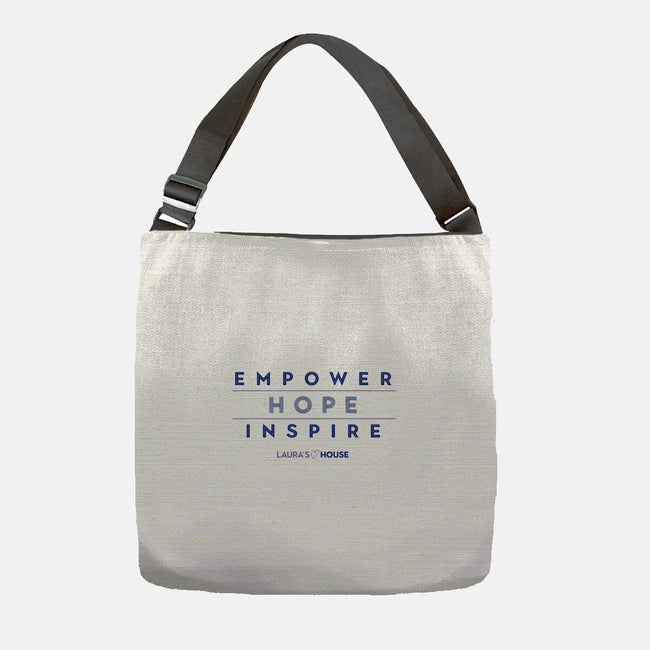 Inspiring Hope-none adjustable tote-Laura's House